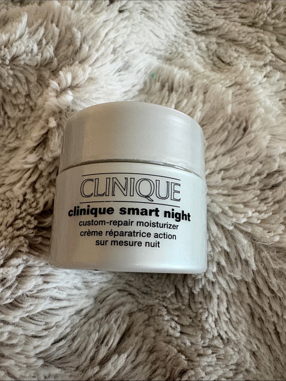 Clinique Smart Night Custom-Repair Moisturizer — White Jar, Mini